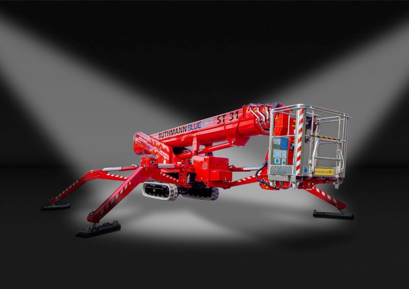 RUTHMANN’s new generation: The new BLUELIFT ST 31 rubber-tracked working platform