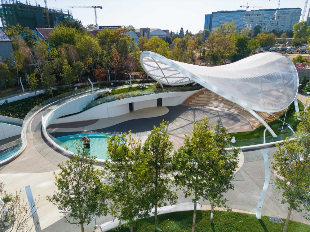A premiere in the Romanian real estate landscape | Over 20 million EUR invested for Phase II of the YUNITY Park project: urban forest, tiered promenade and renewable energy