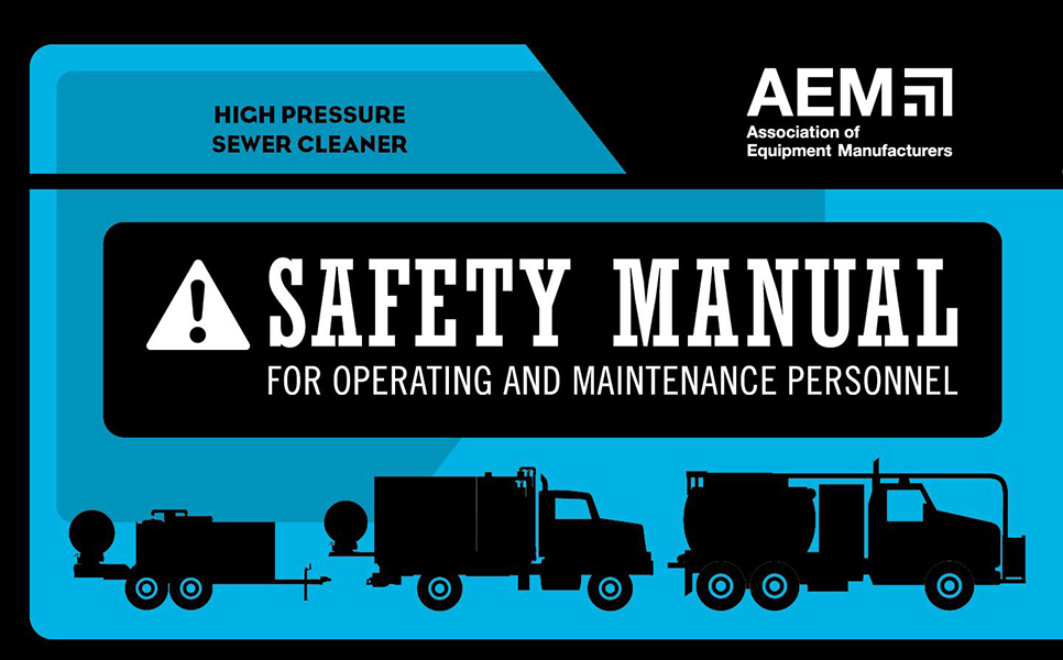 AEM Produces New High-Pressure Sewer Cleaner Safety Manual