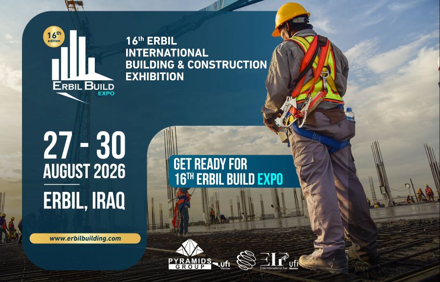 The 16th Erbil Build Expo Scheduled for August 2026 at Erbil International Fairground