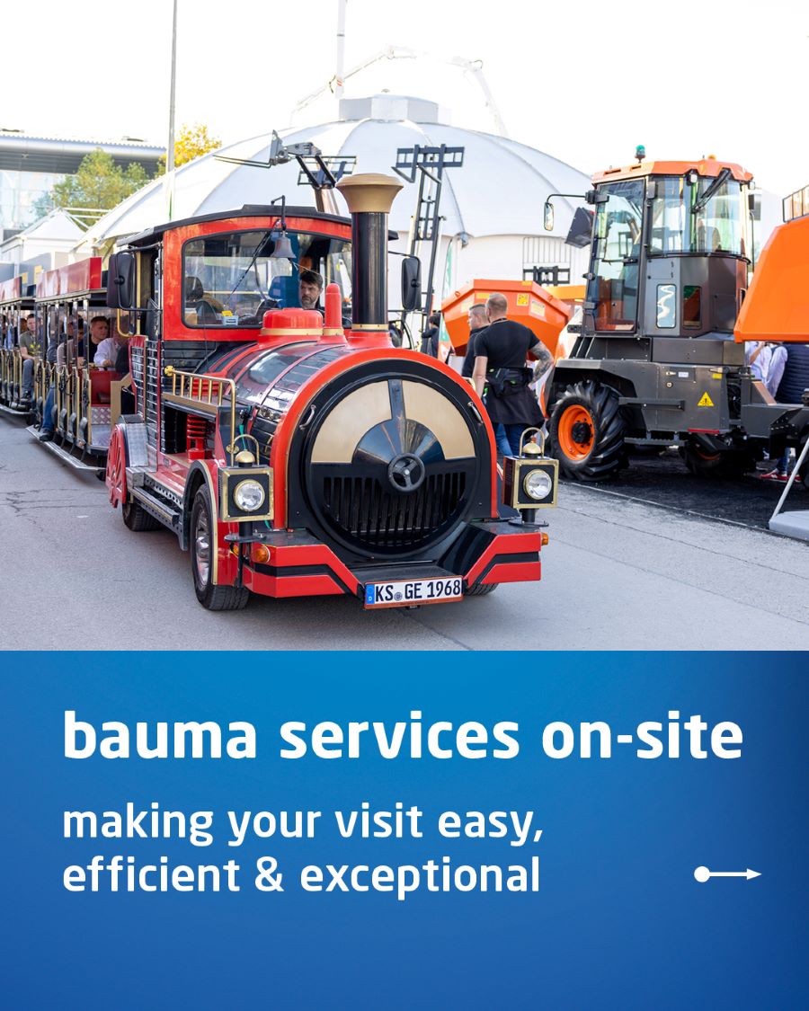 bauma Express, Next Stop: Business! Bauma 2025, April 7-13, Munich, Germany