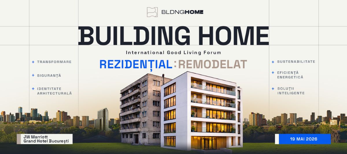 “Rezidential: Remodelat” – Building HOME and HOTEL 2026, 19 mai, Bucuresti