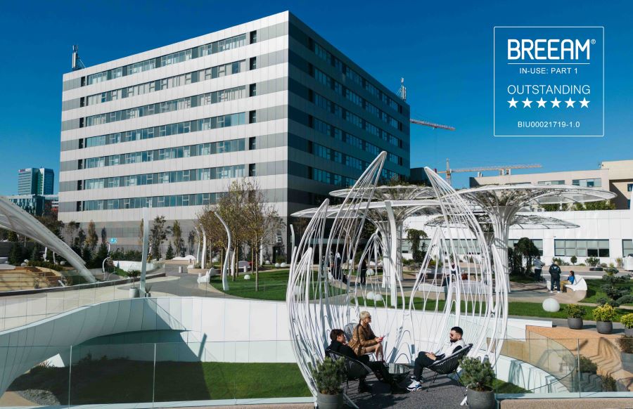 Genesis Property obtains BREEAM “Outstanding” Certification for the DE building in YUNITY Park