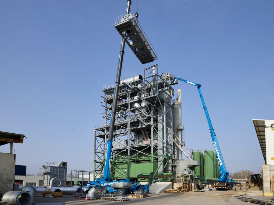 Benninghoven – Austria’s First Asphalt Mixing Plant with Hot Gas Generator Technology as a Retrofit Solution