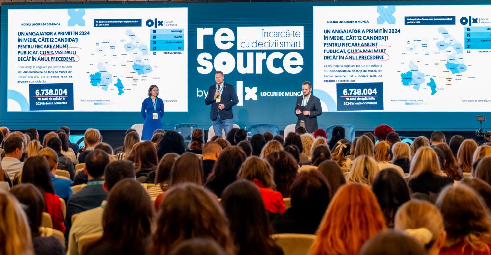 Peste 500 de Specialisti in Resurse Umane au Dezbatut Tendintele si Provocarile din Piata Muncii, la Conferinta „ReSource by OLX Locuri de Munca”