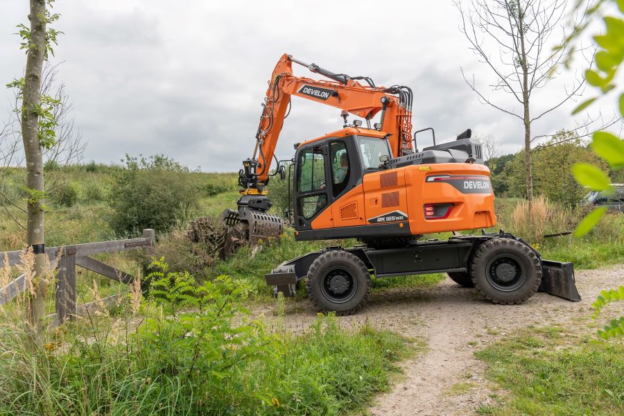 Major Performance Upgrades on Develon Wheel Excavators