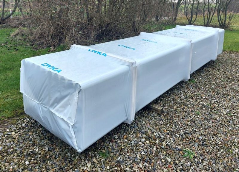 DYKA orders RoRo StretchPack for packaging of 10-meter pipes