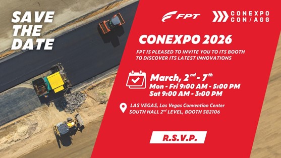 FPT at CONEXPO: A Complete Range of Solutions, from Plug and Play to Tailor Made, Designed Around Customer Needs  
