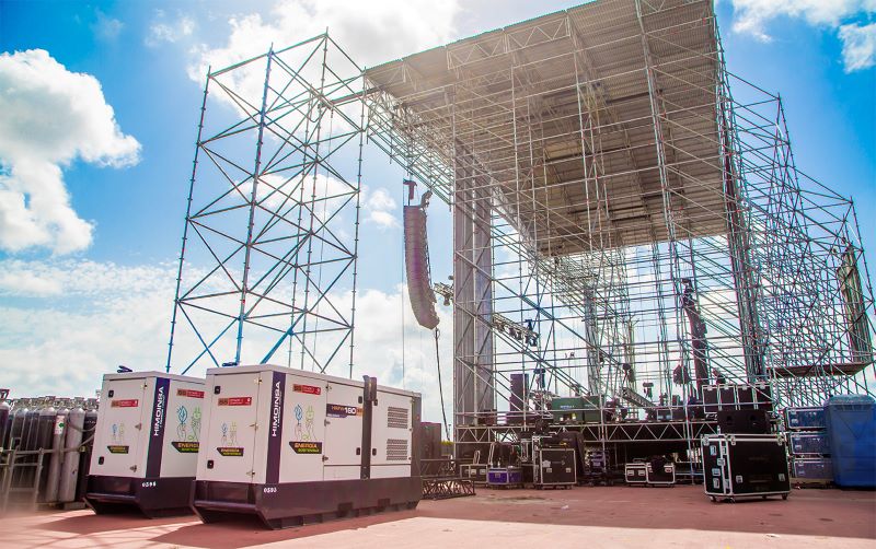 HIMOINSA has provided Power at the Fan Futura Fest sustainable festival