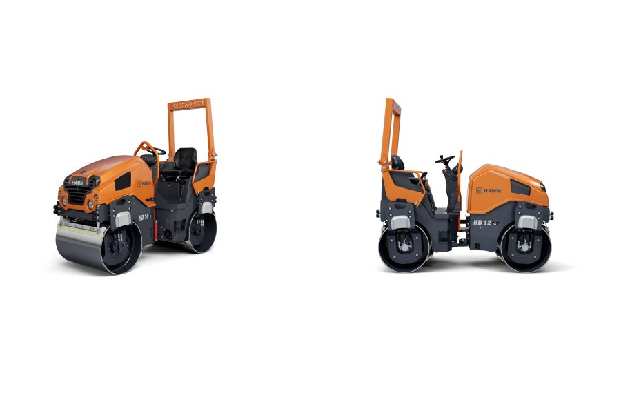 Hamm │ New compact tandem rollers HD 10–HD 12 G-Tier