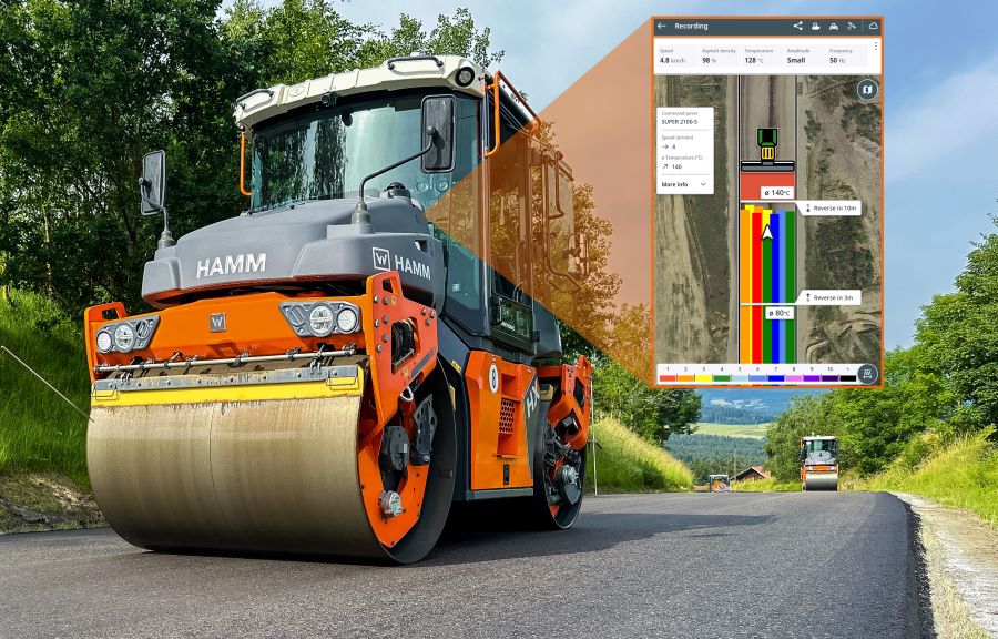 Hamm – Compaction Control and documentation of the future: Track Assist and WPT Compacting