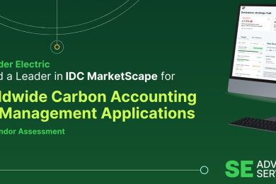 Image – IDC MarketScape names Schneider Electric a Leader in worldwide carbon accounting and management applications 2026 vendor assessment