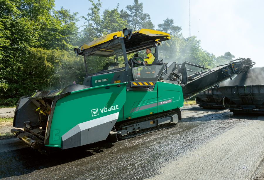 Vögele │ Market launch of the MT 3000-5. The new Generation of Material Feeders from Vögele