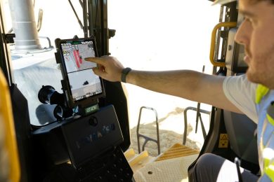 Komatsu Smart Construction – 3D Machine Guidance Flex (in cabin)