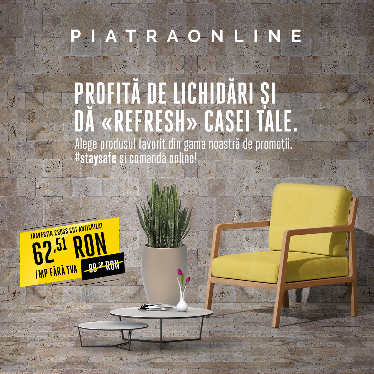Amenajarile exterioare de primavara incep cu PIATRAONLINE