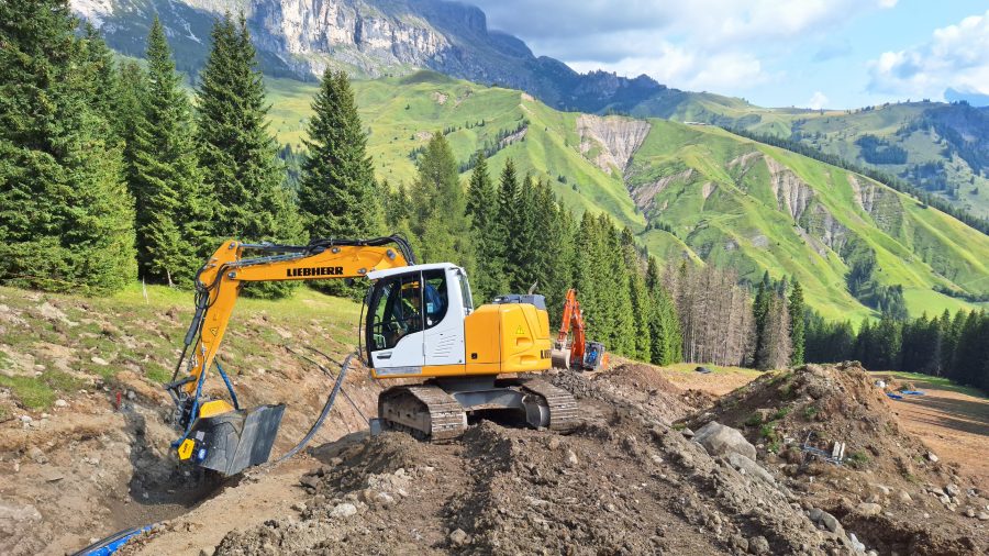 MB Crusher at the Service of Ski Infrastructure and High-Altitude Works