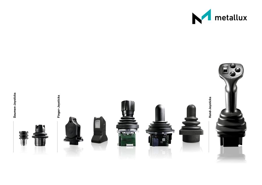 Joysticks for Every Move – Made in Germany by the specialist Metallux AG