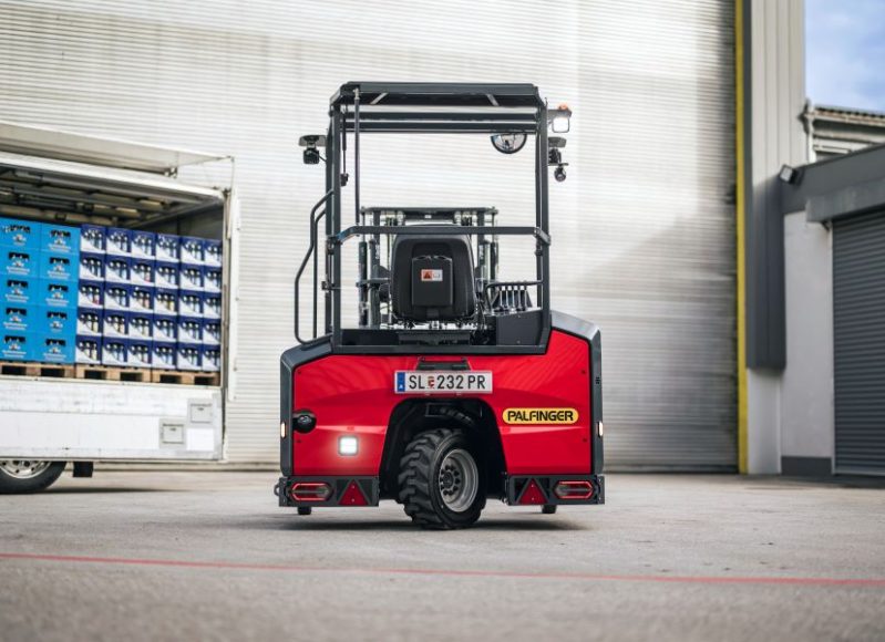 PALFINGER launches compact Middle-Seat Truck-Mounted Forklift