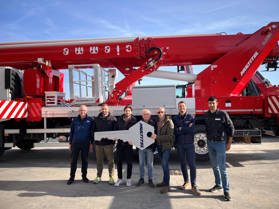 MULTITEL PAGLIERO Delivers The First-Ever MJE 710 To CIEMME NOLEGGIO