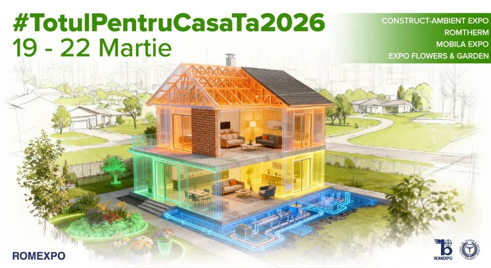 Inscrie-te la #TotulPentruCasaTa2026 – Conceptul Integrat dedicat Constructiilor, Amenajarilor si Confortului Acasa