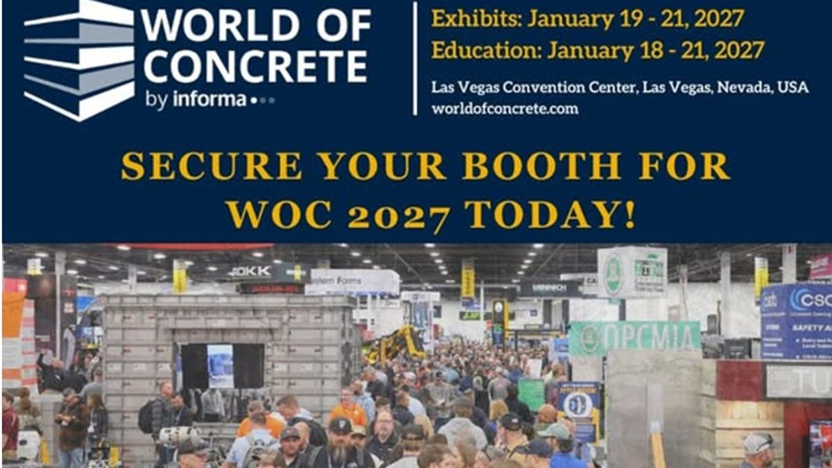 Reinforce Your Position – World of Concrete 2027, Las Vegas