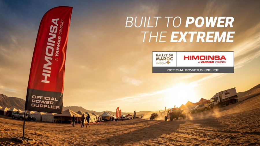 HIMOINSA becomes the Official Power Supplier of the Rallye du Maroc and will provide power for one of the most demanding events on the global rally raid circuit