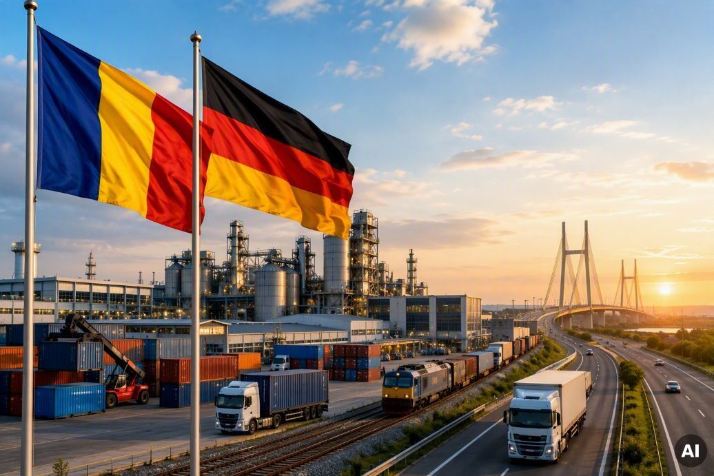 Comertul dintre Romania si Germania s-a revigorat in prima jumatate a anului