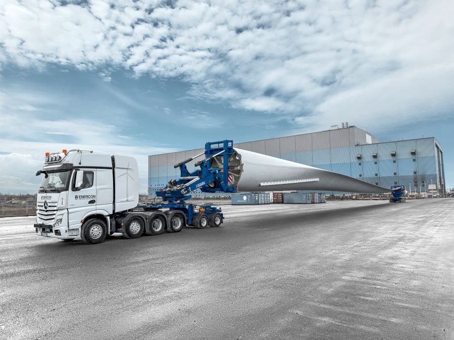 Convincing Consultation and Technology: ENERCON Logistic uses SCHEUERLE RBTS