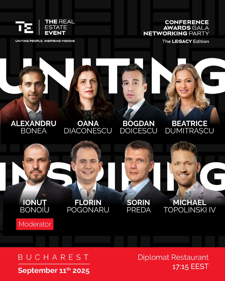 Liderii din Imobiliare dezbat viitorul Industriei la Conferinta The Real Estate Event, editia The LEGACY, 2025
