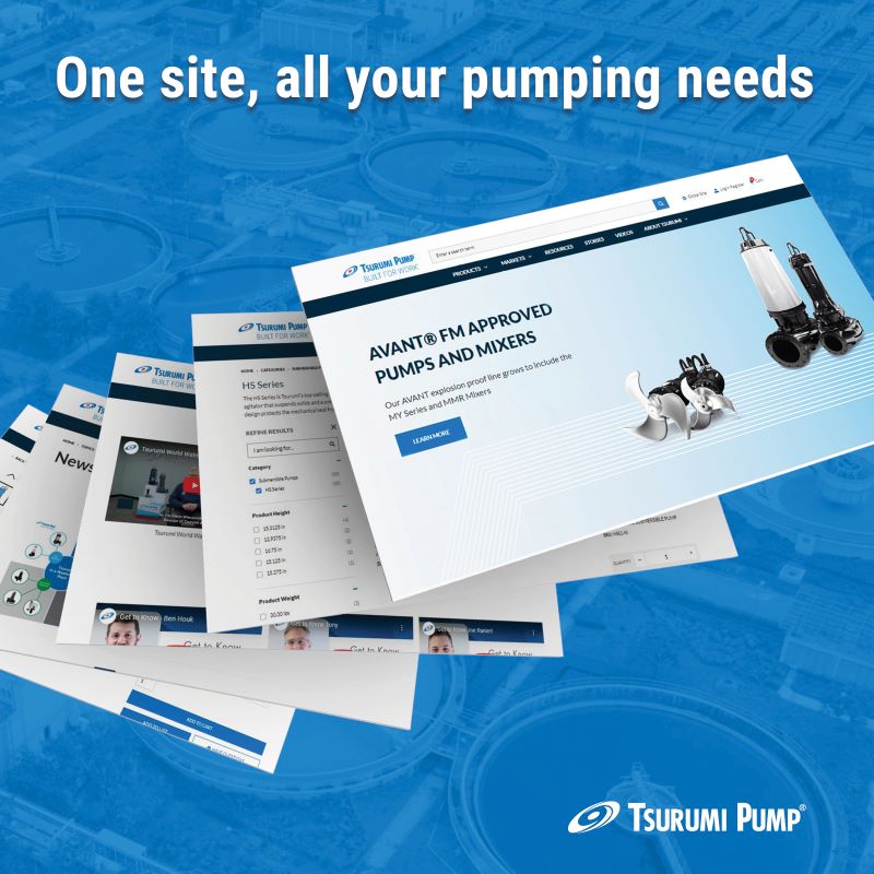 Tsurumi Pump unveils new website, modernizing e-commerce and elevating user experience
