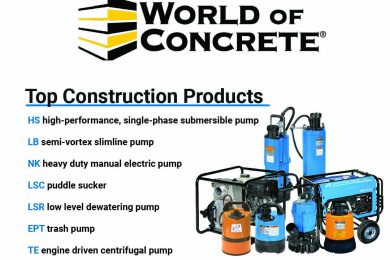 Tsurumi to Showcase Dewatering Solutions at World of Concrete r3