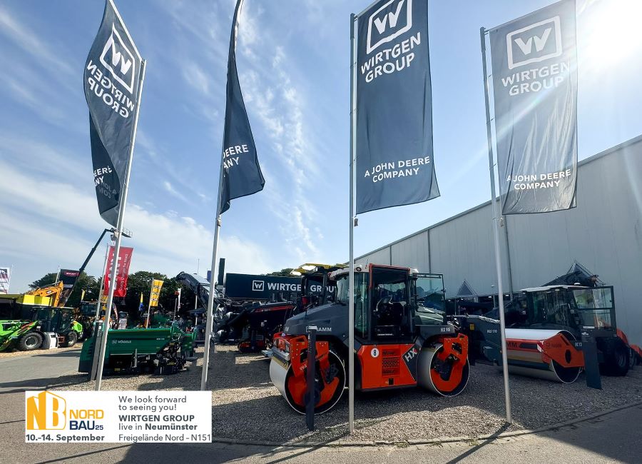 The Wirtgen Group is bringing two special highlights to NordBau 2025