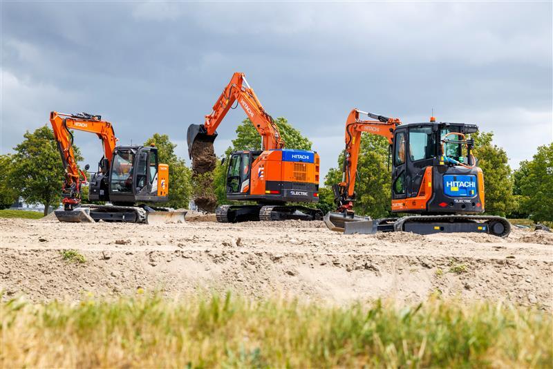 Hitachi expands Electric range with ZX135‑7EB Excavator