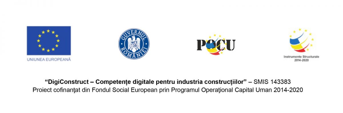 FPSC Proiect “Digiconstruct – Competente digitale pentru industria constructiilor” – cod SMIS 143383