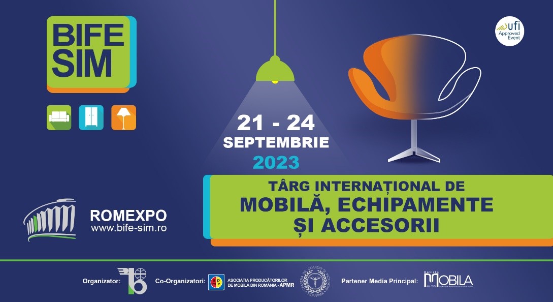 Liderii industriei prezinta mobila viitorului la #BifeSim2023. Participa si tu ca expozant!