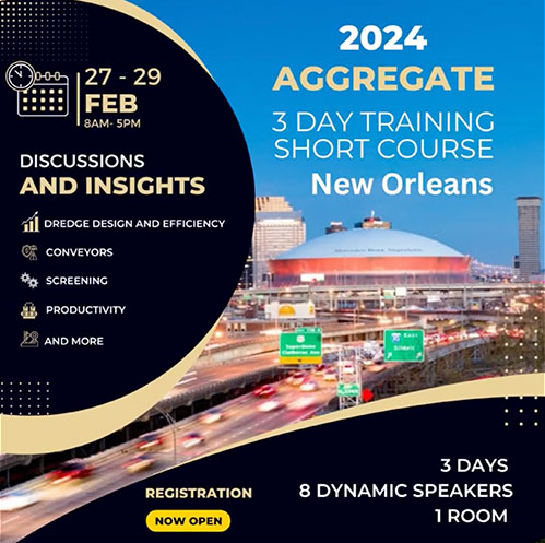 DSC’s Annual Dreducation Class Expands into a 3-Day Aggregate Training Short Course – 27th – 29th February, 2024