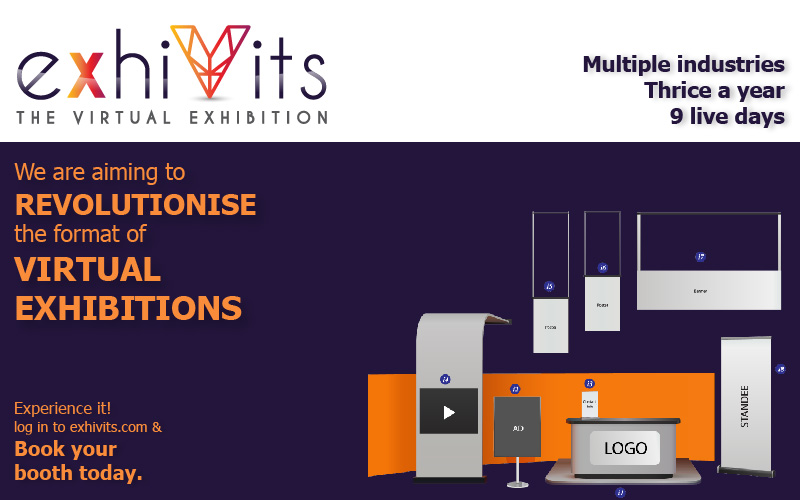 exhiVits Redefines, Global Virtual Exhibition Covering Multiple Industries Thrice a year