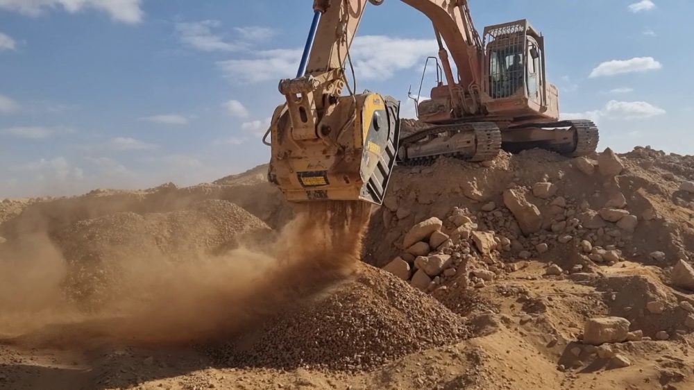 When the Crusher Bucket is Transformed into a Primary Crusher in the Quarry 