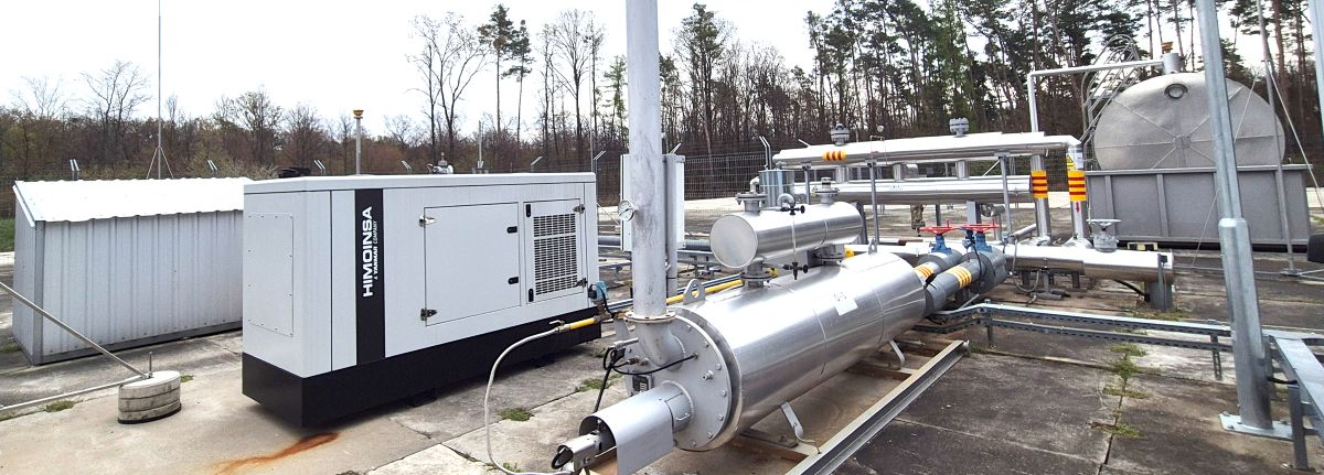 Continuous power supply for a gas production plant in a remote forested area of the Czech Republic
