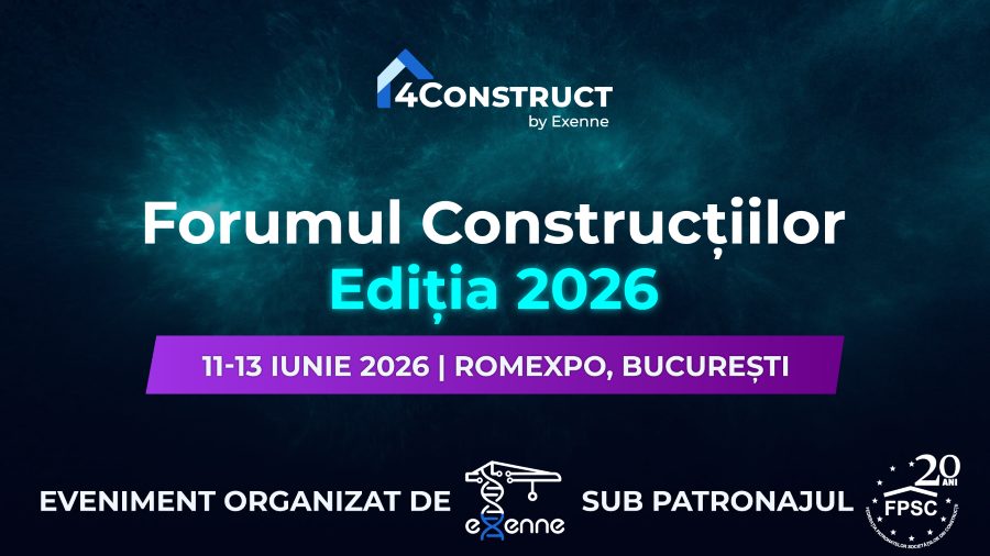 Forumul Constructiilor 2026: acolo unde dialogul industriei devine directie 11–13 iunie 2026  |  Romexpo, Pavilion B2, Bucuresti