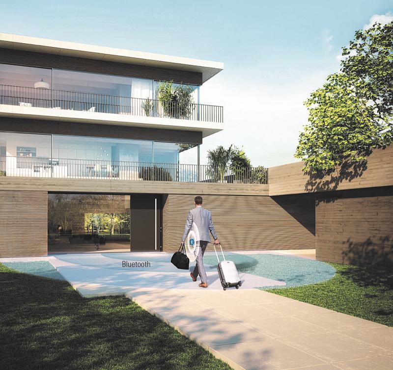 Schüco BlueCon – acces în interiorul casei, printr-o simplă conectare Bluetooth