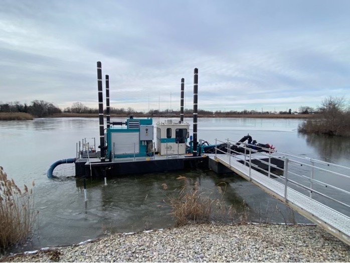 Hitting the Water – DSC Kicked off 2022 with the Launch of its Newly Improved Moray Class Dredge